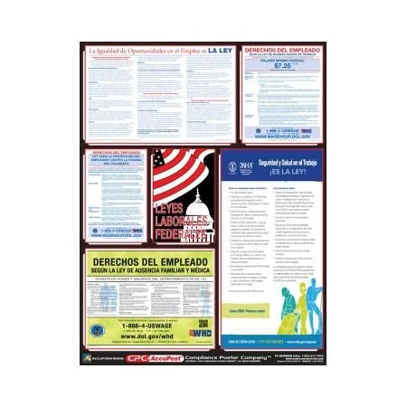 Accuform LABOR RELATIONS POSTER FEDERAL LABOR PPG205 PPG205